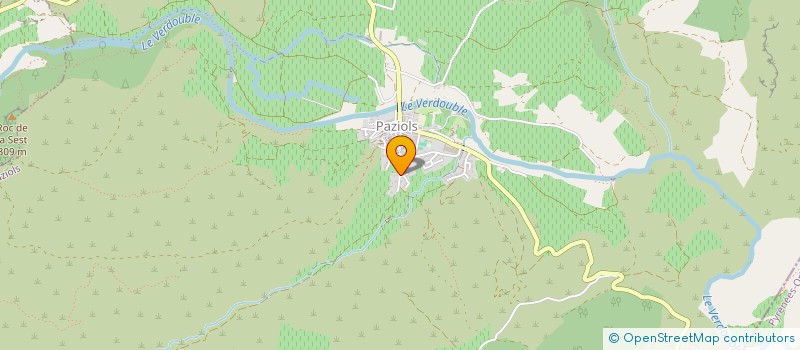 localisation de l'entreprise GFV CLOS PADULIS  PAZIOLS