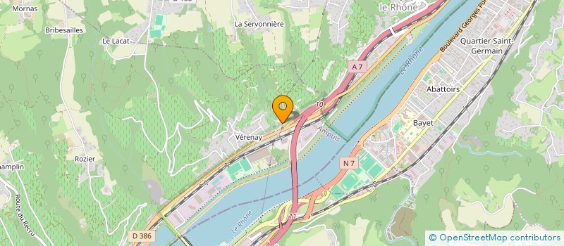 localisation de l'entreprise GFV COTE ROTIE DE CUMELLE  AMPUIS