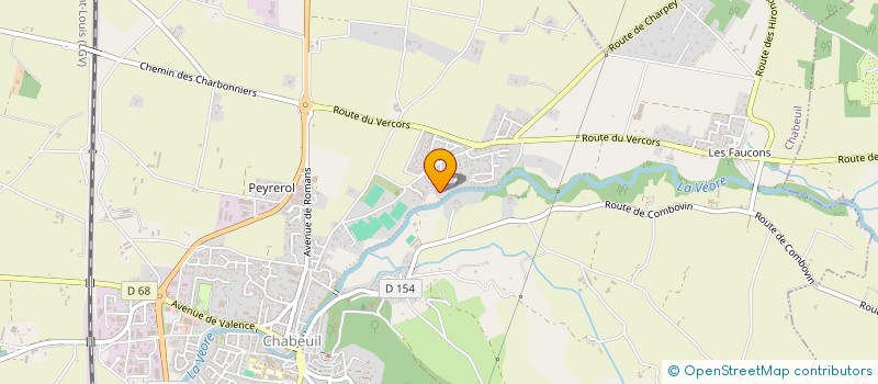 localisation de l'entreprise GFV COTE ROTIE L'ARSELIE à CHABEUIL