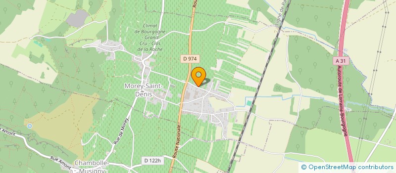 localisation de l'entreprise GFV DES BEAUMONT  MOREY-SAINT-DENIS