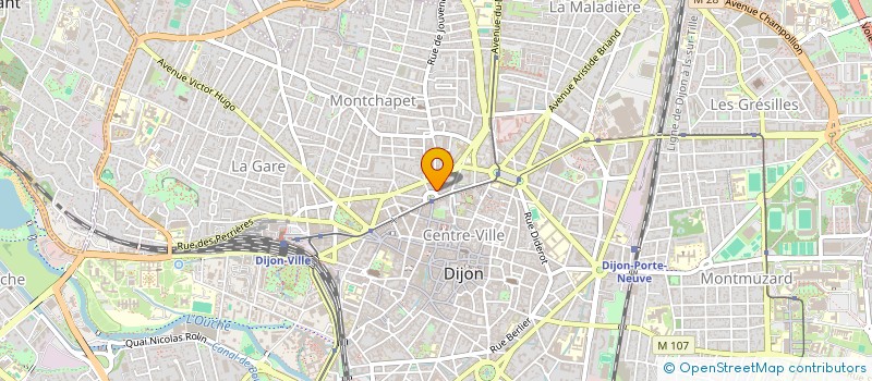 localisation de l'entreprise GFV DES BONNES PERSONNES à DIJON