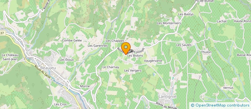 localisation de l'entreprise GFV DOMAINE DES MONTS D'ARGENT  LANTIGNIE