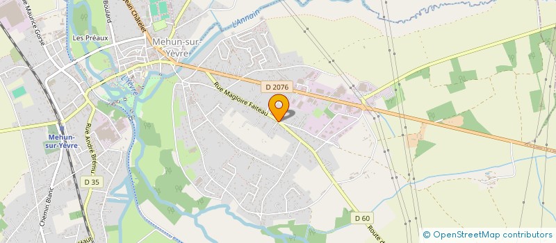 localisation de l'entreprise GFV DOMAINE PAODOBES  MEHUN-SUR-YEVRE