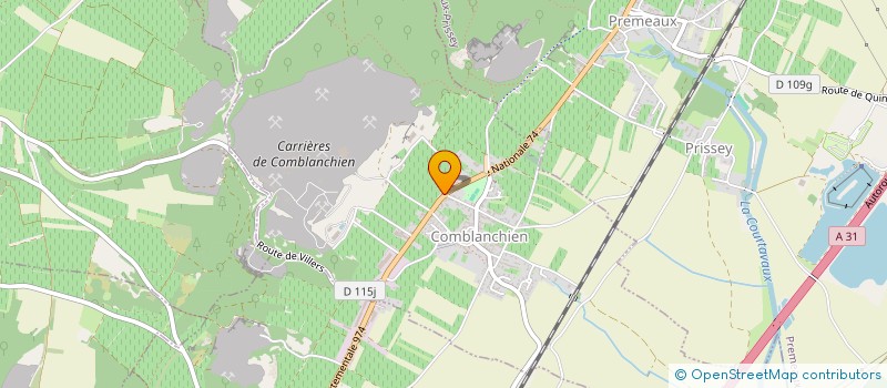 localisation de l'entreprise GFV ELOISE CHEVALLIER-CARRILLO  VOSNE-ROMANEE