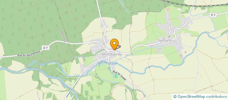 localisation de l'entreprise GFV HDRD  MONTBARREY