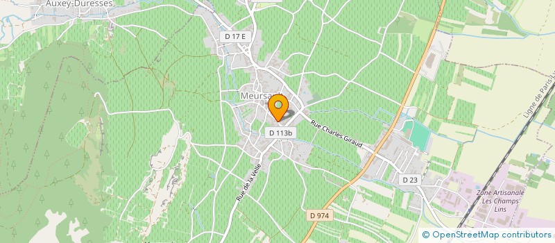 localisation de l'entreprise GFV HERTIERS THIERRY ET PASCALE MATROT  MEURSAULT