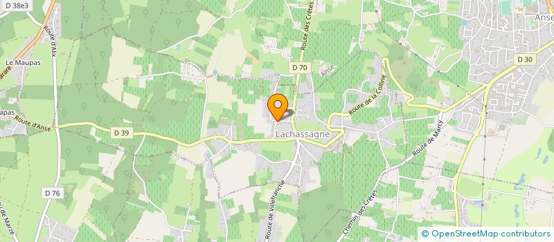 localisation de l'entreprise GFV L'OISEAU DE PASSAGE  VILLIE-MORGON