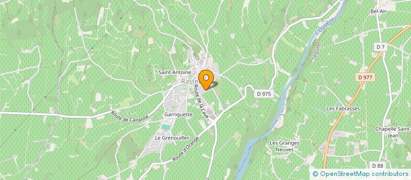 localisation de l'entreprise GFV LA GRAMILLERE  RASTEAU