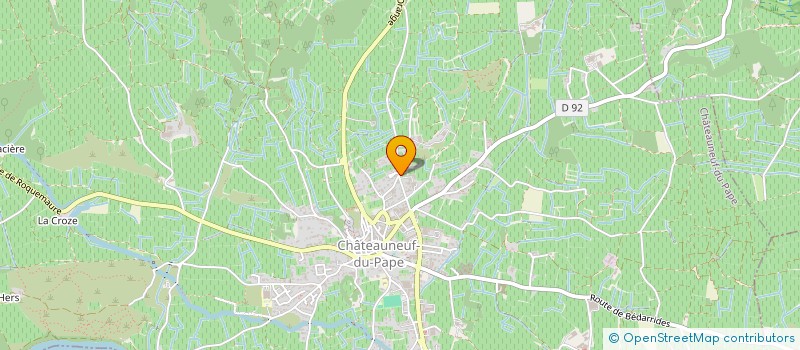 localisation de l'entreprise GFV LE GRAND GOUSIER  CHATEAUNEUF-DU-PAPE
