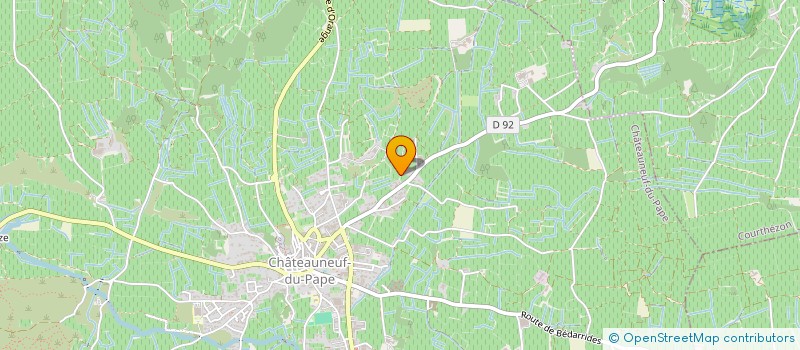 localisation de l'entreprise GFV LE PLATEAU DE MAUCOIL  CHATEAUNEUF-DU-PAPE