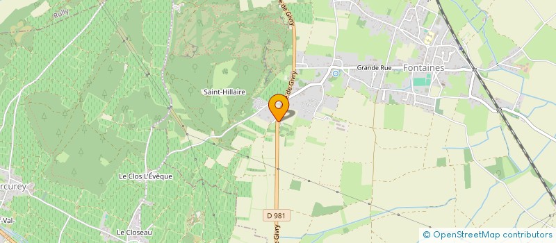 localisation de l'entreprise GFV LES CORDERES  FONTAINES