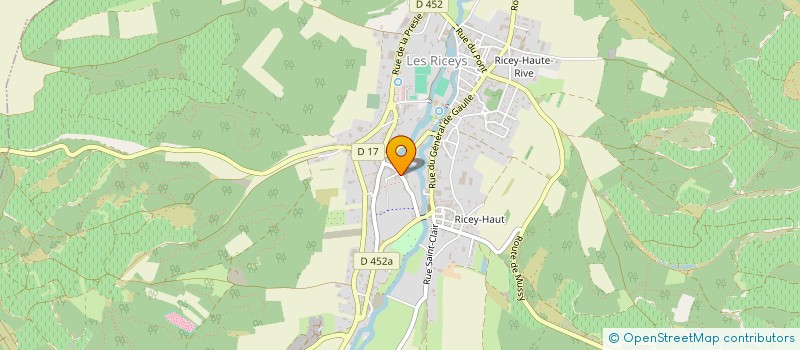 localisation de l'entreprise GFV LES CRIEUX à LES RICEYS