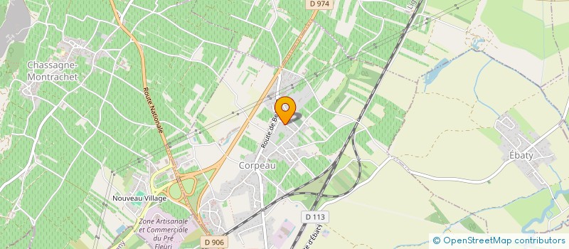 localisation de l'entreprise GFV LES NARVAUX  MEURSAULT