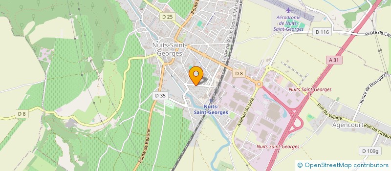 localisation de l'entreprise GFV LES PRULIERS à NUITS-SAINT-GEORGES