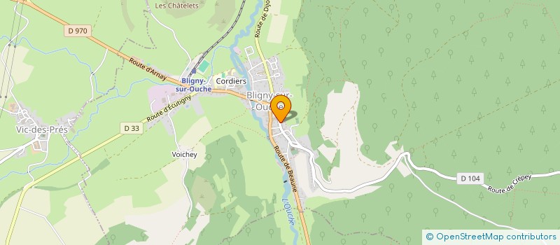 localisation de l'entreprise GFV LES TERRES DE PRULAN  BLIGNY-SUR-OUCHE