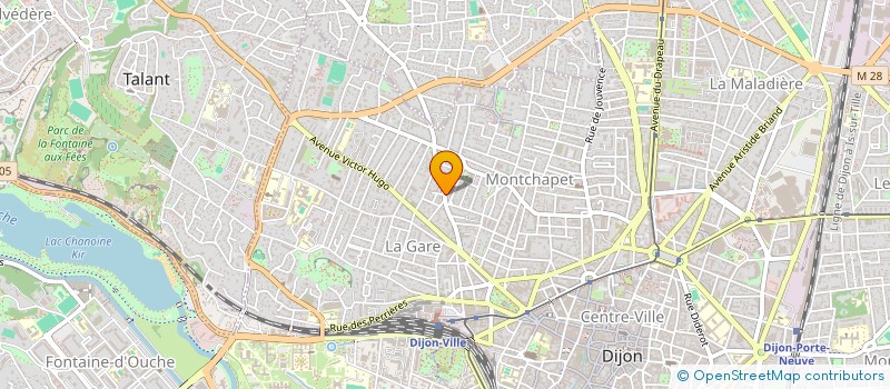 localisation de l'entreprise GFV LES VELLEES à DIJON