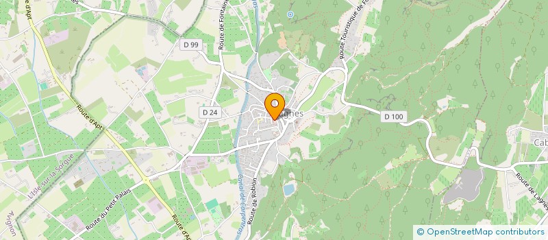 localisation de l'entreprise GFV LES VIGNES DE CASTELNAU  LAGNES