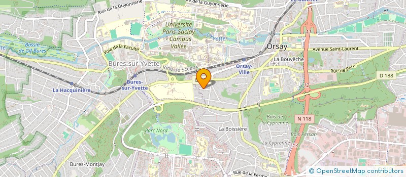 localisation de l'entreprise GFV MAURICE FEVRE  ORSAY