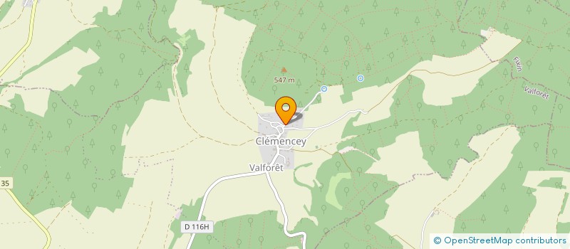 localisation de l'entreprise GFV MODOT-GUYON  VALFORET