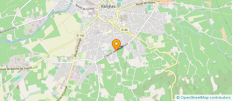 localisation de l'entreprise GFV MONTPLAISIR à VALREAS