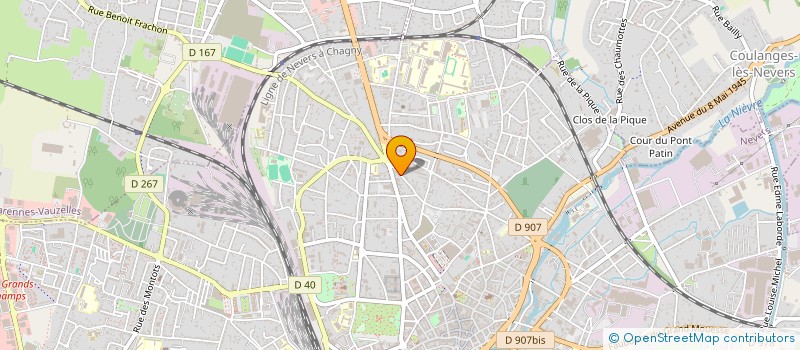 localisation de l'entreprise GFV NOVA à NEVERS