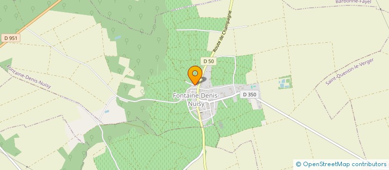 localisation de l'entreprise GFV PIERRE NOIRE  FONTAINE-DENIS-NUISY