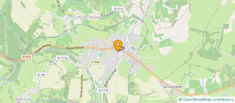 localisation de l'entreprise GFV ROSA GALLICA à NOLAY