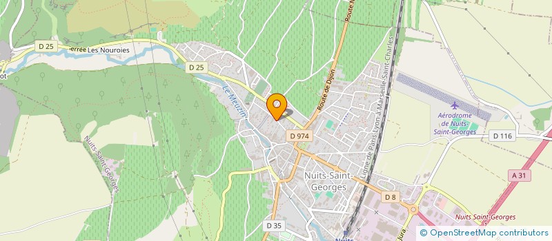 localisation de l'entreprise GFV ROYET-BOUCHARD à NUITS-SAINT-GEORGES