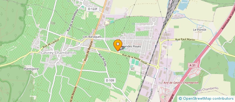 localisation de l'entreprise GFV SAINT LOUP  MOREY-SAINT-DENIS