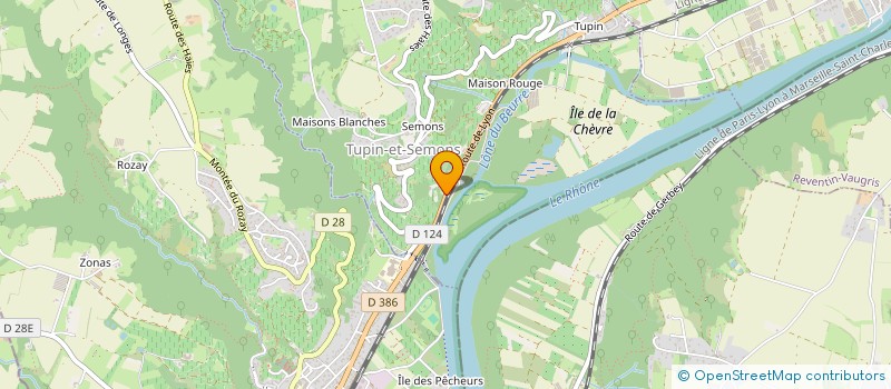 localisation de l'entreprise GFV SAINT VINCENT DE CAYENNE  TUPIN-ET-SEMONS