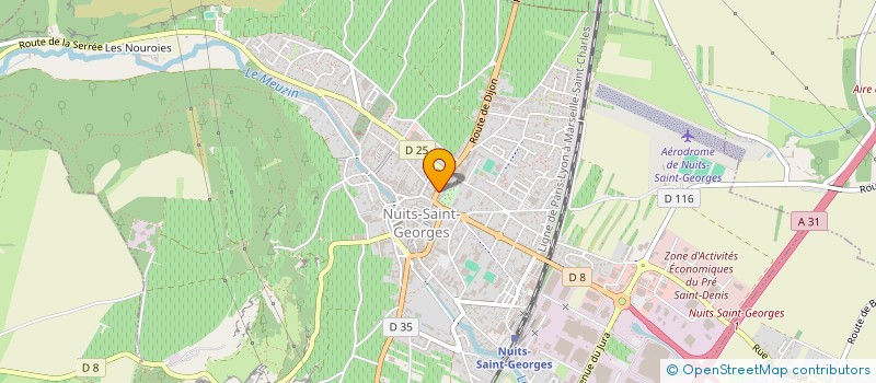 localisation de l'entreprise GFV SAINT VINCENT DE LA PETITE CHARMOTTE à NUITS-SAINT-GEORGES