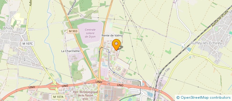 localisation de l'entreprise GFV SAINT VINCENT DU CLOS DE VOUGEOT à DIJON