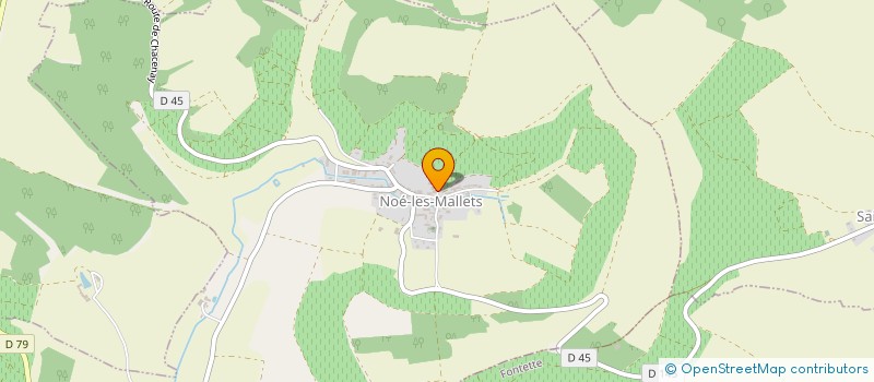 localisation de l'entreprise GFV SAINT VINCENT VALLEE DE L'OURCE  NOE-LES-MALLETS