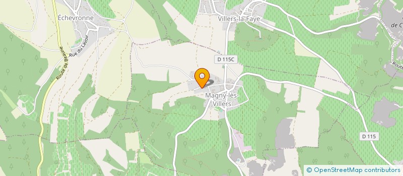 localisation de l'entreprise GFV TRUCHETET FRERE ET SOEUR  MAGNY-LES-VILLERS