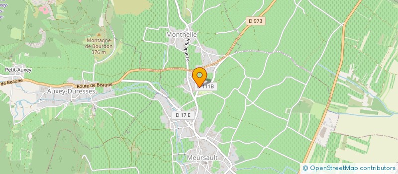 localisation de l'entreprise GFV YVETTE MONNIER  MEURSAULT