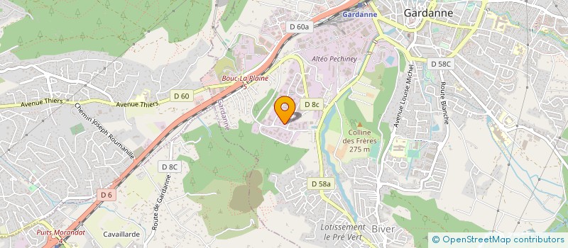 localisation de l'entreprise GG à GARDANNE