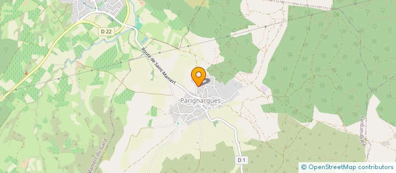 localisation de l'entreprise GG  PARIGNARGUES