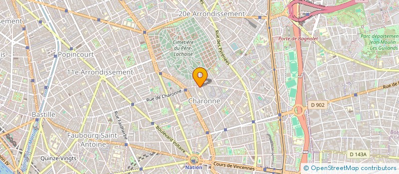 localisation de l'entreprise GG BAGNOLET  PARIS