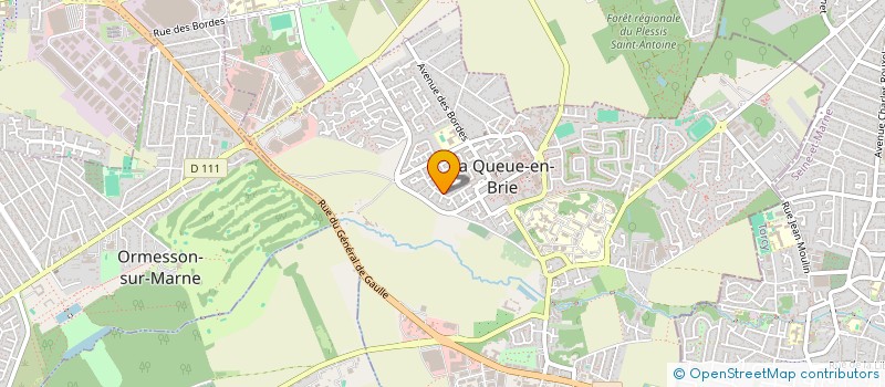 localisation de l'entreprise GG BATIMENT  LA QUEUE-EN-BRIE