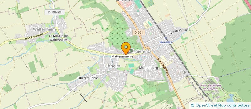 localisation de l'entreprise GG CERAM  SIERENTZ