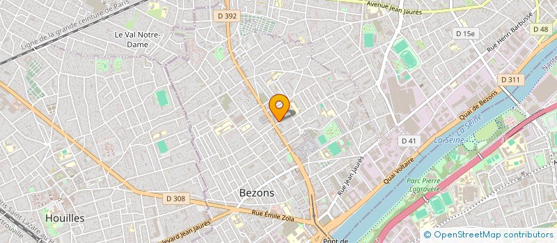 localisation de l'entreprise GG-CONSULTING  BEZONS