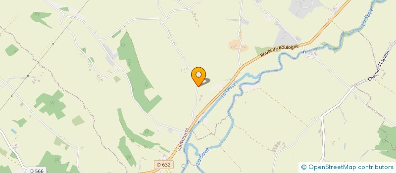 localisation de l'entreprise GG DISTRIBUTION  SAUVETERRE