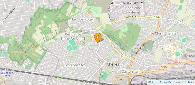localisation de l'entreprise GG ENERGIE  CHELLES