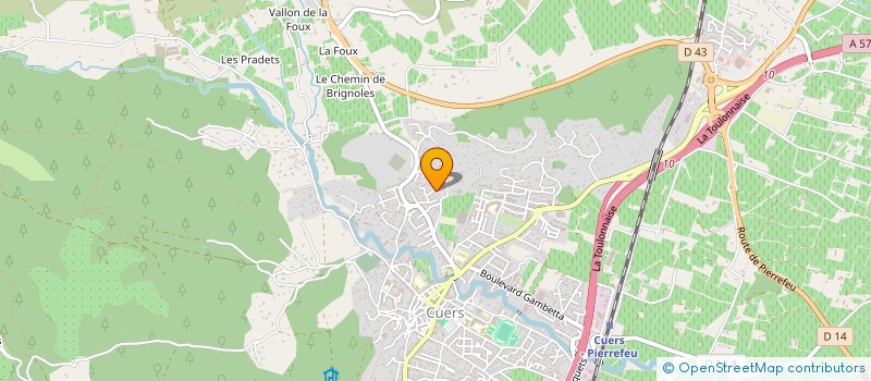 localisation de l'entreprise GG & FILS  CUERS