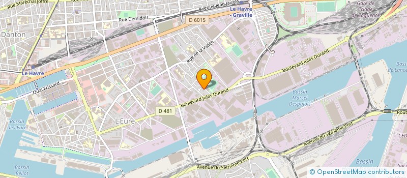 localisation de l'entreprise GG HB à LE HAVRE
