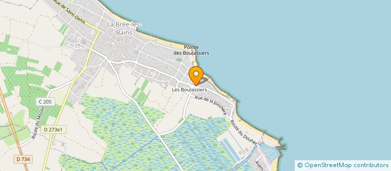 localisation de l'entreprise GG IMMO  LA BREE-LES-BAINS