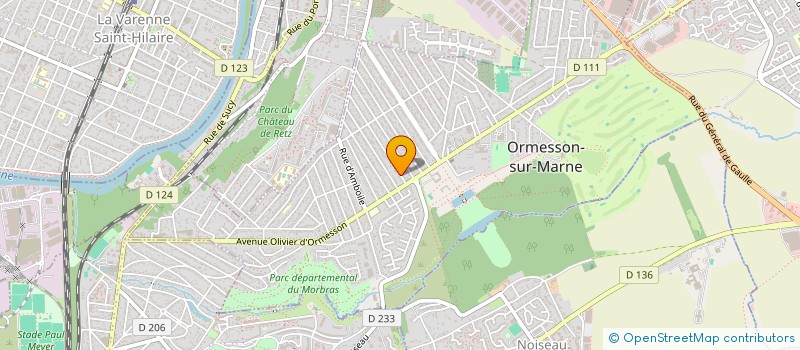 localisation de l'entreprise GG IMMO ROISSY  ORMESSON-SUR-MARNE