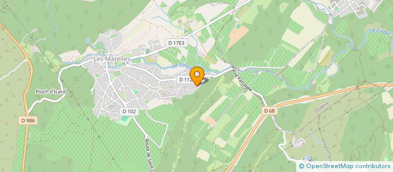 localisation de l'entreprise GG INVEST  LES MATELLES