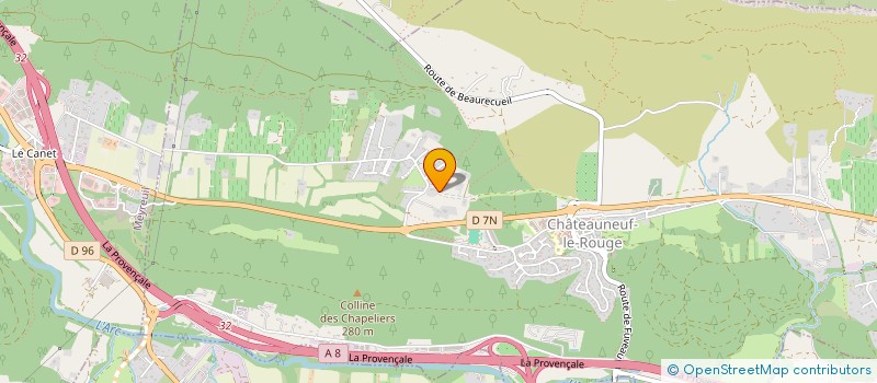 localisation de l'entreprise GG PATRIMOINE  CHATEAUNEUF-LE-ROUGE