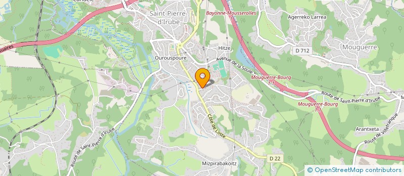 localisation de l'entreprise GG WEALTH MANAGEMENT  SAINT-PIERRE-D'IRUBE